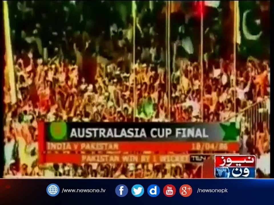 Remembered Javed Miandad famous last ball Six o...