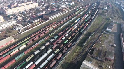 Козятин-1 та Козятин-2 з повітря / Казатин-1 и Казатин-2 с воздуха