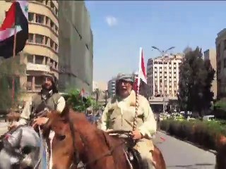 দামেস্ক ও আশপাশের এলাকায় সিরীয় ও রুশ বাহিনীর বিমান হামলা