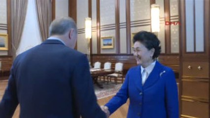 Cumhurbaşkanı Erdoğan, Çin Başbakan Yardımcısı Yandog'u Kabul Etti