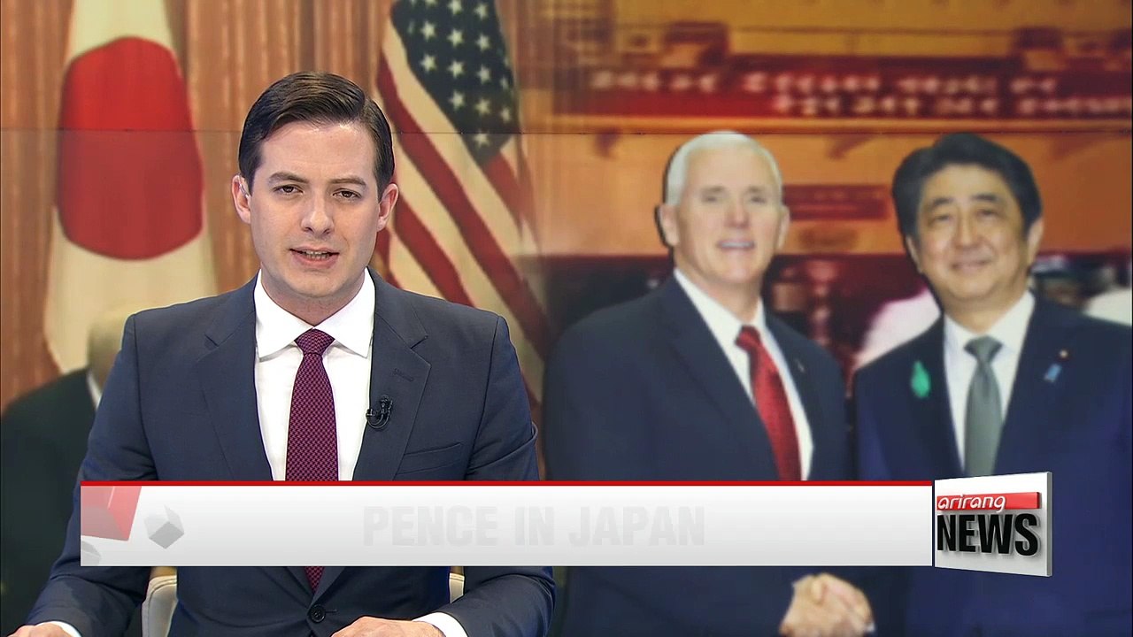 Pence and Abe agree coordinated efforts are crucial for containing N. Korea