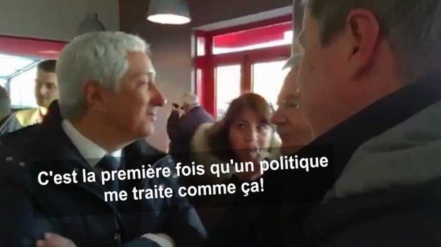 L'échange très tendu entre Nicolas Dupont-Aignan et le patron du marché de Rungis