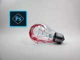 Adobe Photoshop CS6 Tutorials | Photo Manipulation | water splash In Bulb