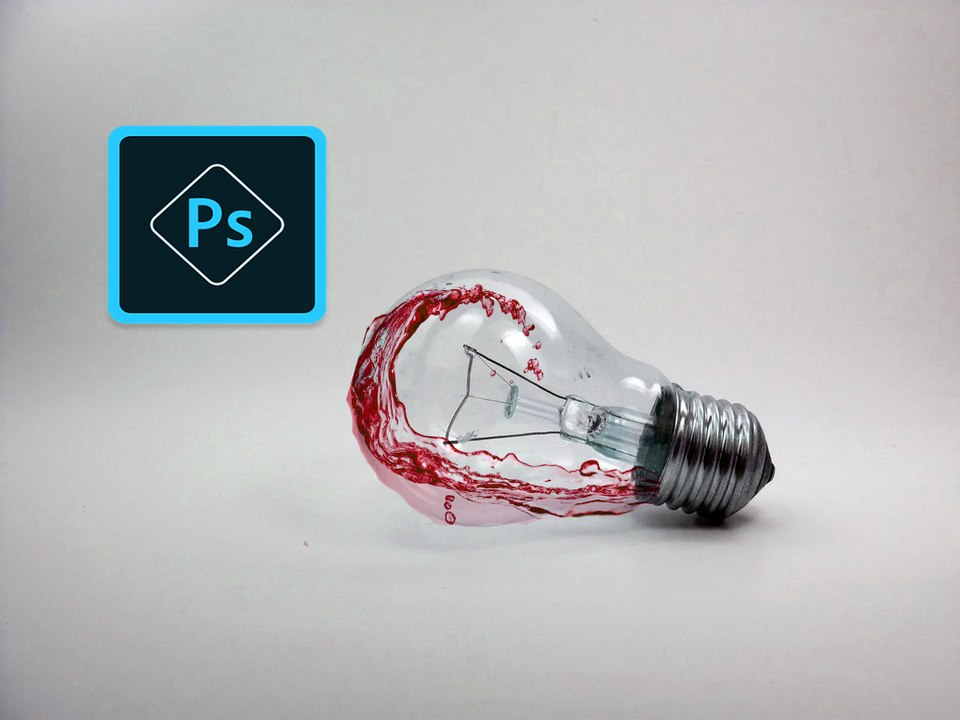 Adobe Photoshop CS6 Tutorials | Photo Manipulation | water splash In Bulb