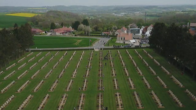 Cérémonie du centenaire de la bataille du chemin des Dames