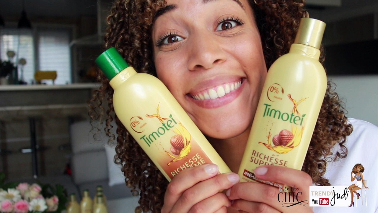La routine co-wash de Trendy Judi x Timotei