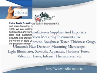 Hardness Tester Manufacturers