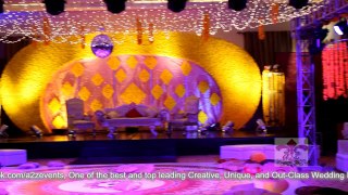 Mehndi DeSom Half Moon Stage by A2z events solutions, name of true events planners in Pakistan