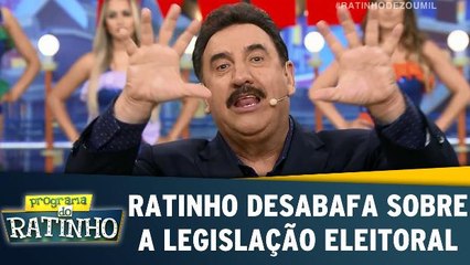 Ratinho desabafa sobre a legislação eleitoral do Brasil
