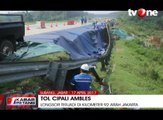 Tol Cipali Ambles di KM 92 Arah Jakarta Akibat Longsor