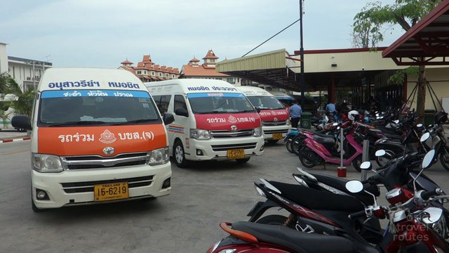 The new Mini Van Mini Bus Station in Soi 51 Hua Hin