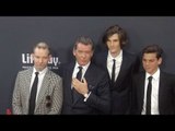 Pierce Brosnan with Sons Sean, Dylan & Paris // 