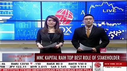 MNC Kapital Raih Top Best Role Of Stakeholder