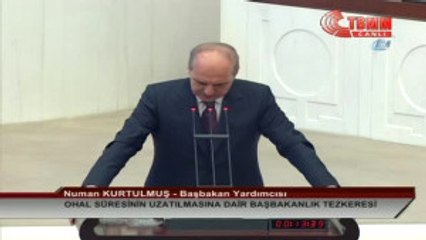 Ohal'in Uzatılmasına İlişkin Tezkere Meclis'te Görüşülüyor