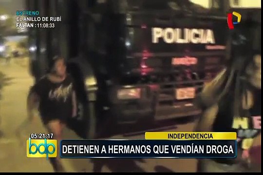 Independencia: desarticulan banda de micro comercializadores de drogas