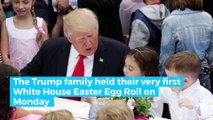The Trumps host their first White House Easter Egg Roll