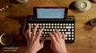Penna, el teclado retro con Bluetooth idéntico a una máquina de escribir