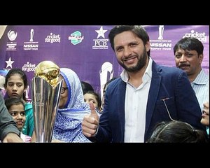 Shahid Afridi Named As Pakistan's Ambassador For Champions Trophy