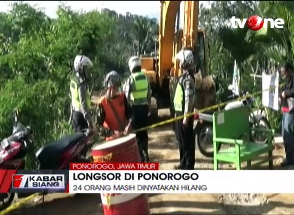 Proses Pencarian Korban Longsor Dihentikan, 24 Masih Hilang