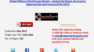Offshore Wind Energy Market Analysis 2016 Historical Growth and Future Projections to 2021