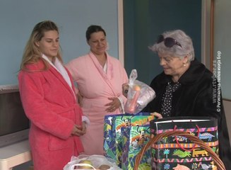 Pokloni za porodilje i decu u Opštoj bolnici, 18. april 2017. (RTV Bor)