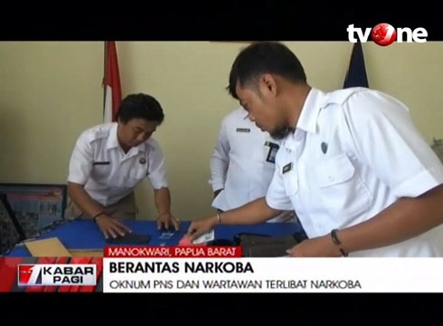 BNN Papua Barat Tangkap PNS dan Wartawan Pengedar Narkoba