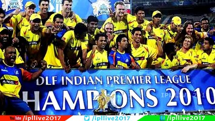 IPL Winners List from (2008 to 2017)