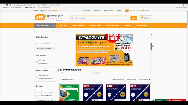 Led Tv Panel Ledleri Tüm Çeşitler için Merter Elektronik