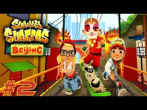 Subway Surfers: Beijing - Sony Xperia Z2 Gameplay #2