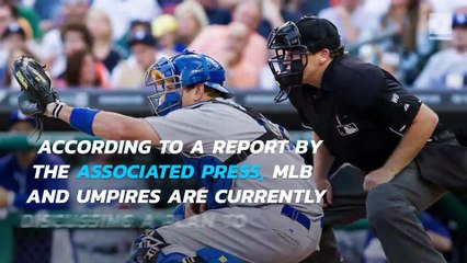 Major League Baseball may give umpires a mic, AP reports