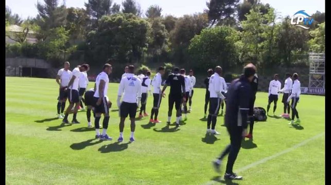 L'entraînement du jour au centre RLD