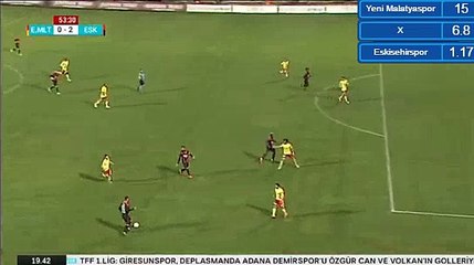 Mezenga Bruno Goal HD - Yeni Malatyaspor 0-2 Eskisehirspor 18.04.2017
