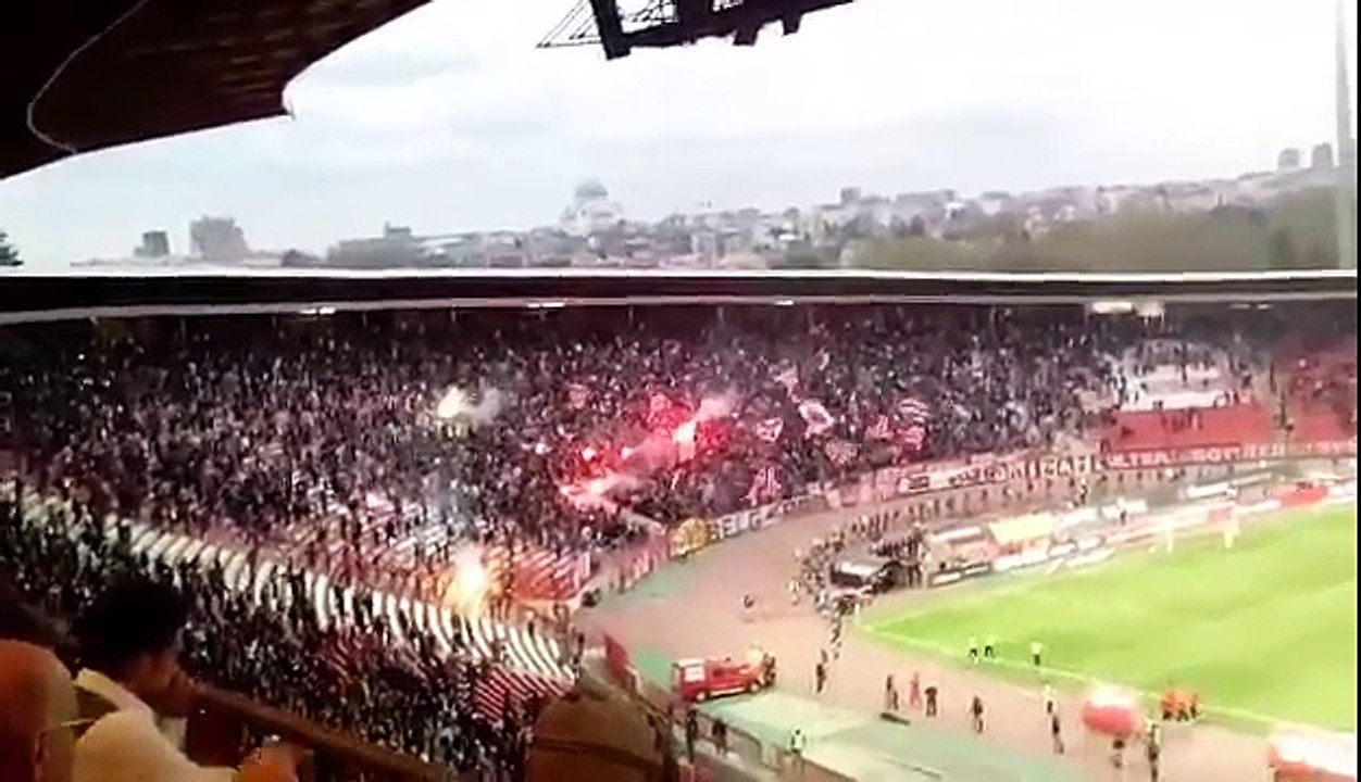 SLAVLJE POSLE GOLA! Crvena zvezda - Partizan 1:1 BOACI GOL!