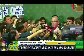 Brasil: presidente admite venganza en caso Rousseff