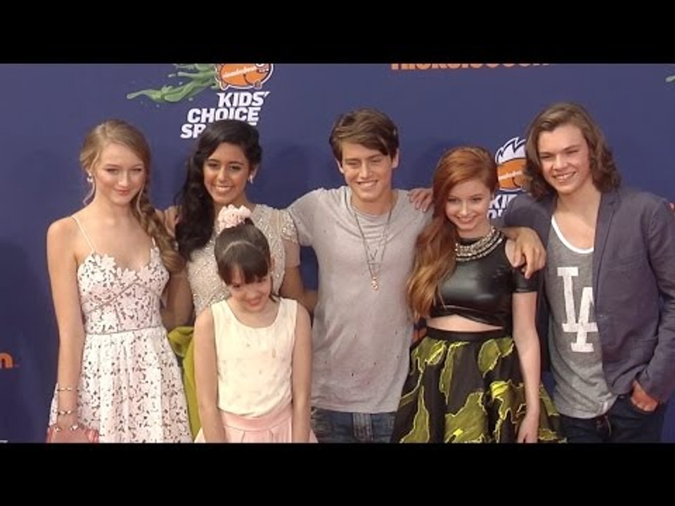 Talia in the Kitchen CAST // Kids' Choice Sports 2015 Orange Carpet Arrivals