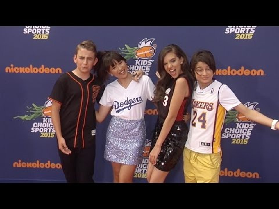 Bella and the Bulldogs CAST // Kids' Choice Sports 2015 Orange Carpet Arrivals