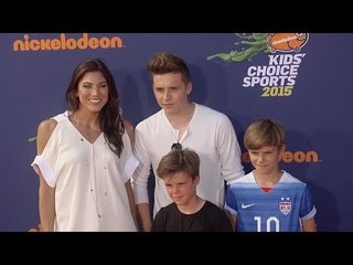 Brooklyn Beckham and Brothers // Kids' Choice Sports 2015 Orange Carpet Arrivals