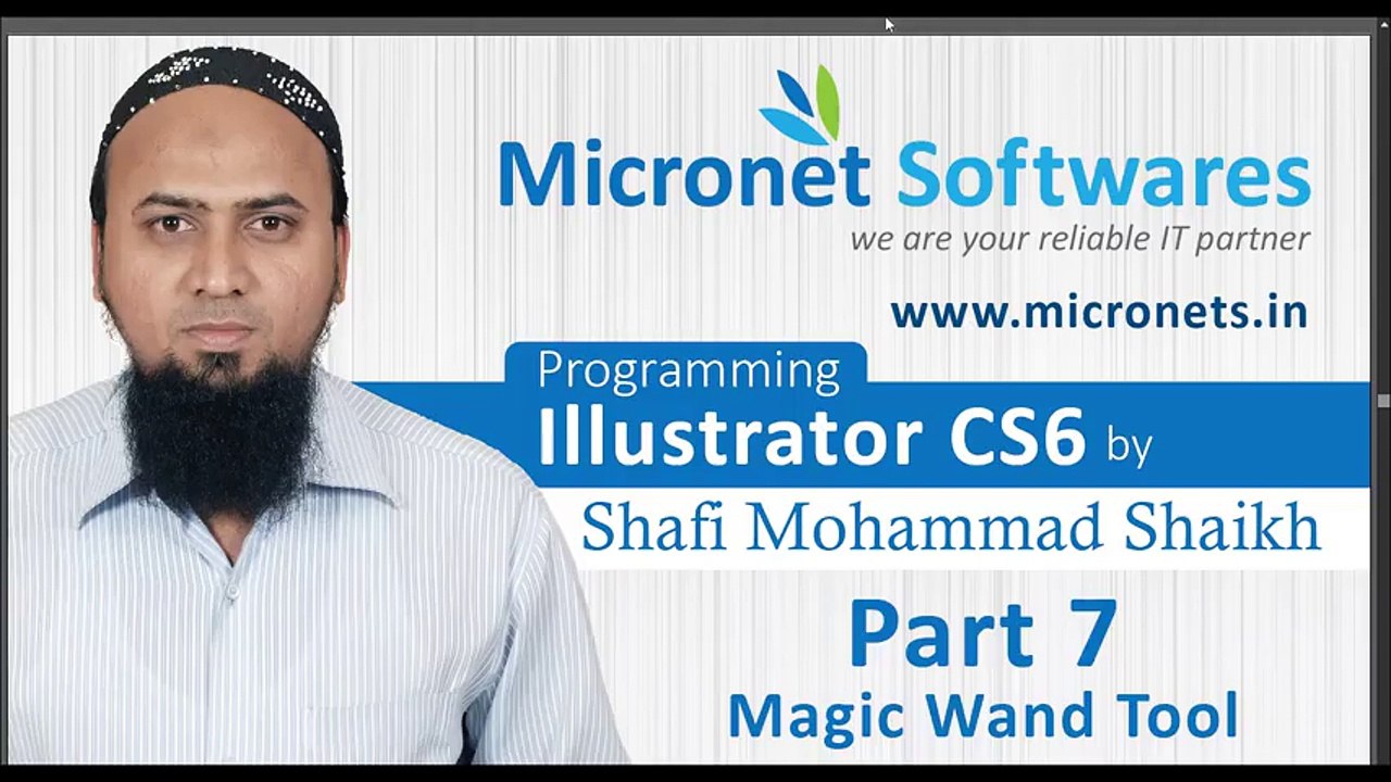 Part 7 - Magic Wand Tool - Adobe Illustrator CS6