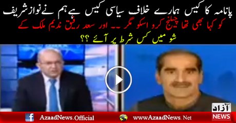 Saad Rafiq Response On Upcoming Panama Verdict