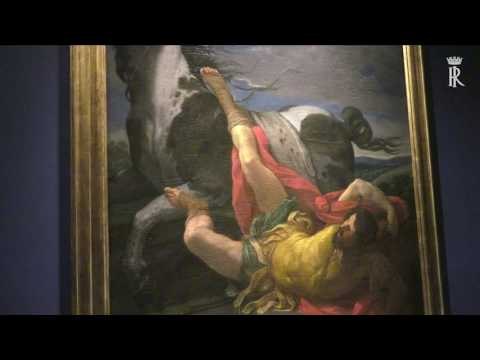 Roma - Mattarella all'inaugurazione della mostra Da Caravaggio a Bernini (13.04.17)