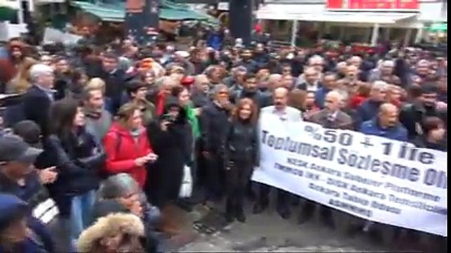 Referandumun iptali için bir araya geldiler