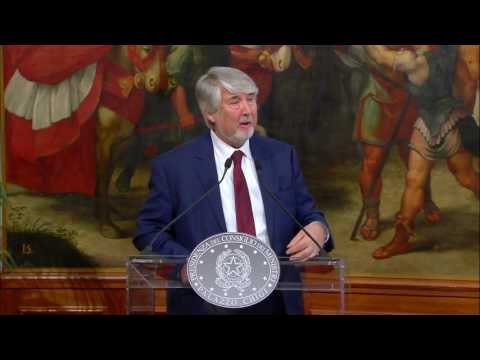 Roma - Cerimonia di firma del Memorandum d’intesa sul Reddito di inclusione (14.04.17)