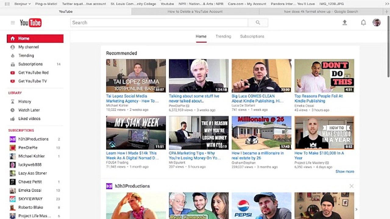 how_to_delete_youtube_channel_2017_update