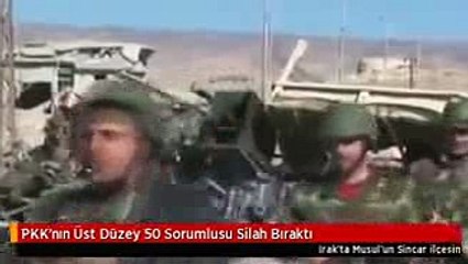 PKK'nın Üst Düzey 50 Sorumlusu Silah Bıraktı