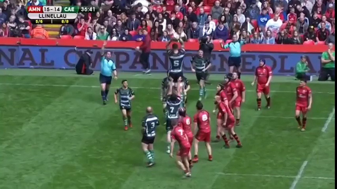Shane Williams se fait raffuter comme un enfant