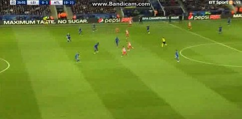 Saul Niguez Goal HD - Leicester City 0-1 Atletico - 18.04.2017 HD