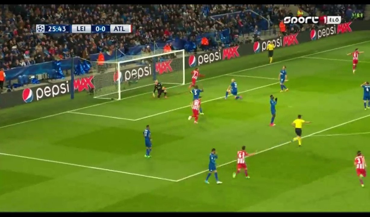 Saul Niguez Goal HD - Leicester 0-1 Atl. Madrid - 18.04.2017