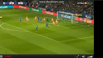 Mahrez  Big  Chance  - Leicester City 0-1 Atletico Madrid - 18.04.2017 HD