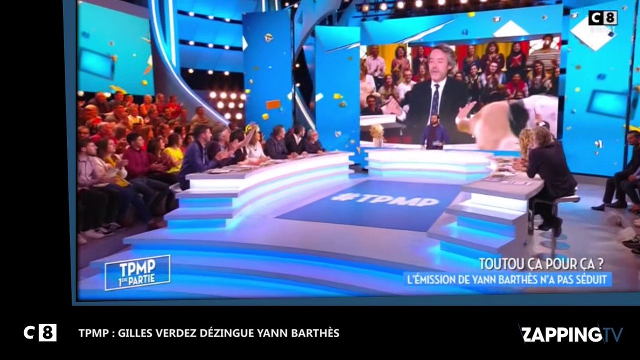 TPMP : Gilles Verdez dézingue Yann Barthès (vidéo)