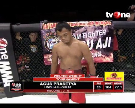 One Pride MMA Welter Weight, Agus Prasetya VS Febrian Octa P